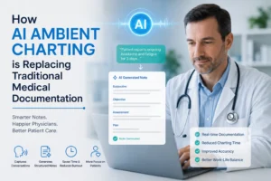 AI ambient charting generating real time clinical notes in Althea Smart EHR during patient visit